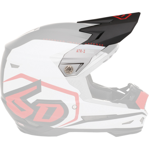 6D - 6D Replacement Visor for ATR-2 Delta Helmets - Red - 72-6121