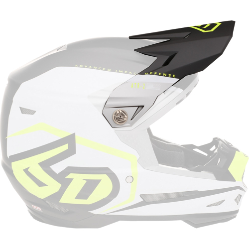 6D - 6D Replacement Visor for ATR-2 Delta Helmets - Neon Yellow - 72-6122