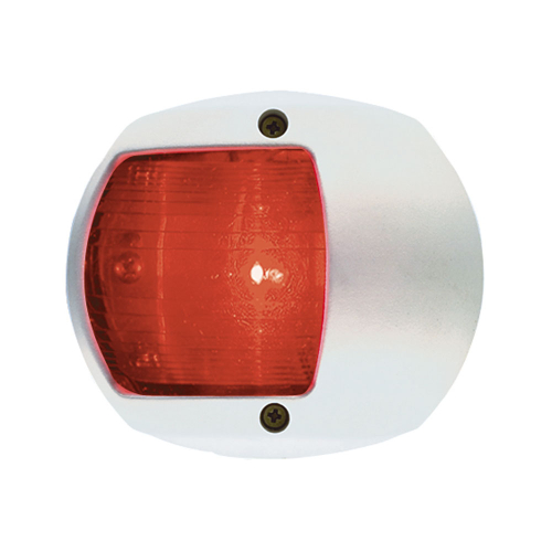 Perko - Perko LED Side Light - Red - 12V - White Plastic Housing