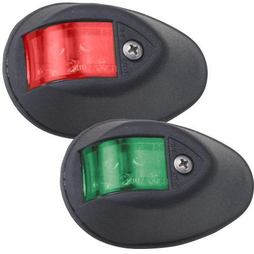 Perko - Perko LED Sidelights - Red/Green - 12V - Black Housing