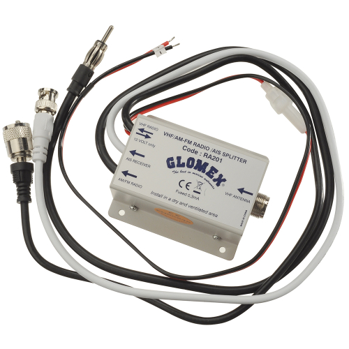 Glomex Marine Antennas - Glomex VHF/AIS/Radio Splitter - 12VDC