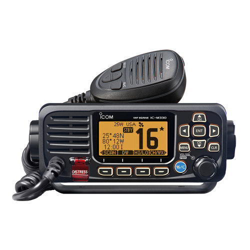 Icom - Icom M330 VHF Compact Radio - Black