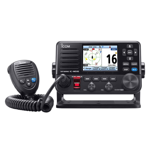 Icom - Icom M510 PLUS VHF Marine Radio w/AIS - Black