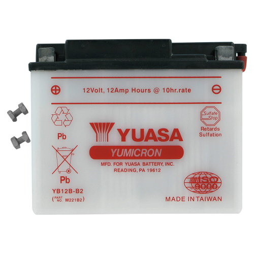 Yuasa - Yuasa Yumicron Battery - YB12B-B2 - YUAM221B2