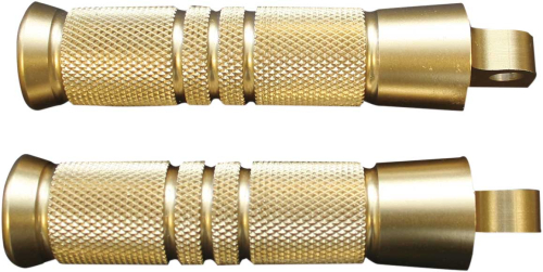 Accutronix - Accutronix Male-Mount Footpegs - Knurled/Grooved - RP111-KG5