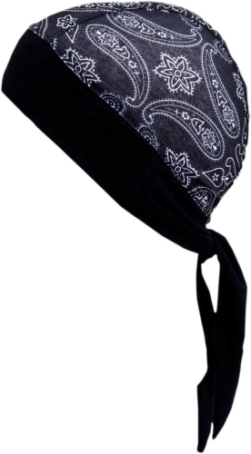 Schampa - Schampa Z-Wraps Stretch Headwrap - BNDNA003-1001 - Paisley Black - OSFA