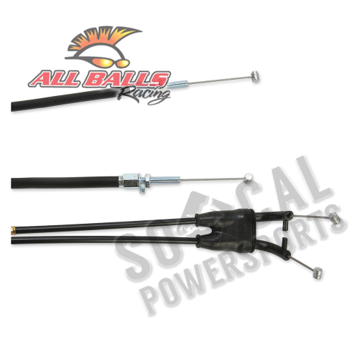 All Balls - All Balls Black Vinyl Throttle Cable - 45-1030