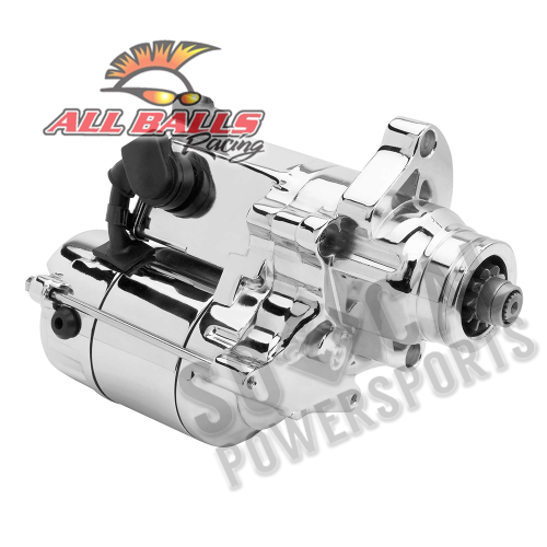 All Balls - All Balls 1.6kw Starter Motor - Chrome - 80-1014