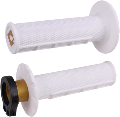 ODI - ODI V2 Lock-On 1/2 Waffle Grips - White - H36HWW