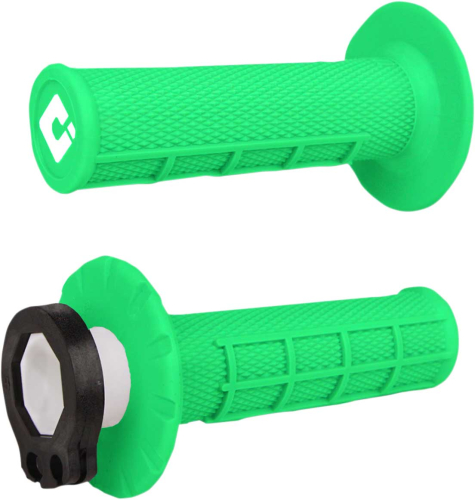 ODI - ODI V2 Lock-On 1/2 Waffle Grips - Fluorescent Green - H36HWN