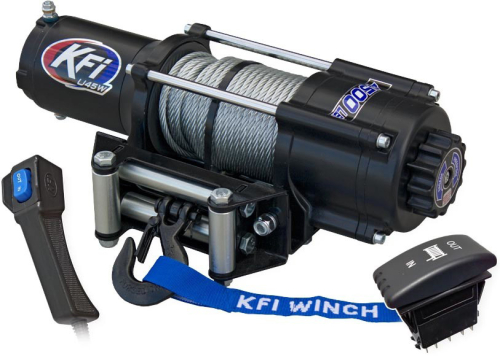 KFI Products - KFI Products 4500 UTV Series Winch - Wide with Dash Switch - U45W-R2