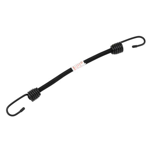 BikeMaster - BikeMaster Bungee Cords - Heavy Duty 12in. - 2 Hook - Black - 100112