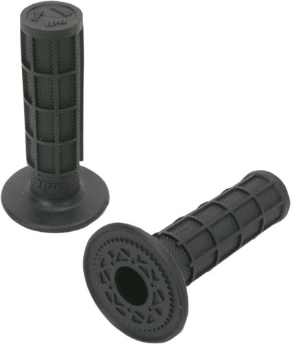 ODI - ODI MX Single-Ply Full Waffle Grips - Black - H02RFB