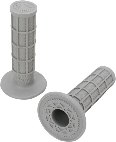 ODI - ODI MX Single-Ply Full Waffle Grips - Gray - H02RFG