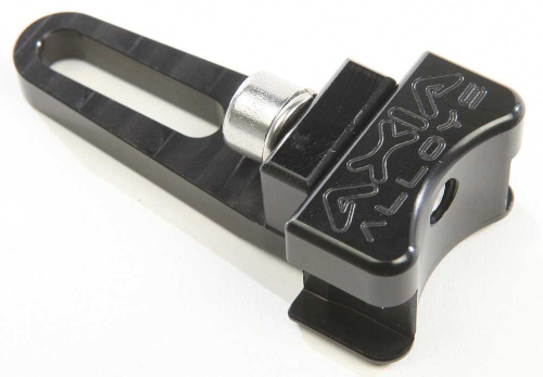 Axia Alloys - Axia Alloys LED Light Bar Mount - 3/4in. Extended for End Mount 10mm Slot - Black - MODEXLED BLK 10MM