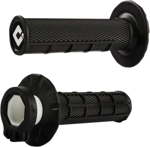 ODI - ODI V2 Lock-On 1/2 Waffle Grips - Black - H36HWB