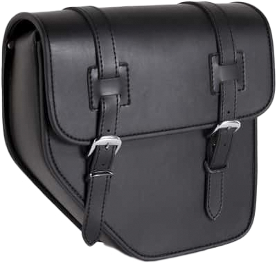 CustomAcces - CustomAcces Ibiza Saddlebag w/o Base Plate + Support - Left - Black - APM002N