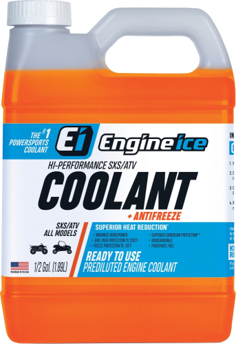 Engine Ice - Engine Ice Hi-Performance SXS/ATV Coolant+Antifreeze - 0.5 Gal. - 12556 1/2 GAL