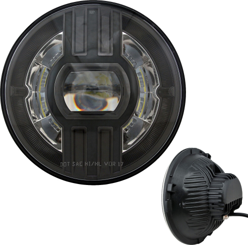 Cyron Lighting - Cyron Lighting Beast 2 Headlight - 105W - Pitch Black - 4800 Lumens - ABIG7B2-BN