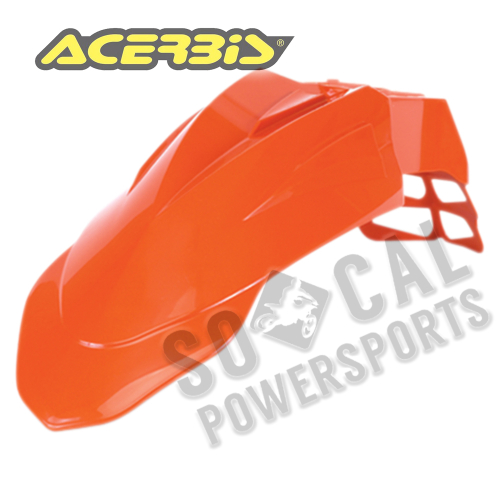 Acerbis - Acerbis Supermoto Front Fender - KTM Orange - 2040390237