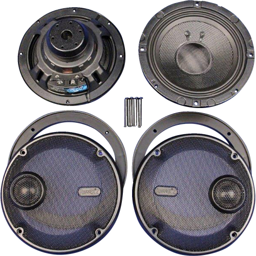 J&M - J&M Rokker XXR 6.71in. Rear Speaker Kit - HUR2-6712TW-XXR