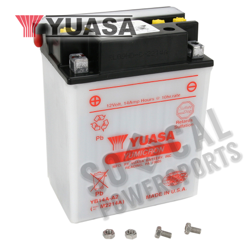 Yuasa - Yuasa Yumicron Battery - YB14A-A2 - YUAM2214A