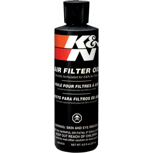 K&N Engineering - K&N Engineering Air Filter Oil - 8oz. Squeeze Bottle - 99-0533