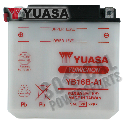 Yuasa - Yuasa Yumicron Battery - YB16B-A1 - YUAM22161