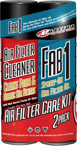 Maxima - Maxima Air Filter Maintenance Care Kit Combo - 2 Pack - 70-799202