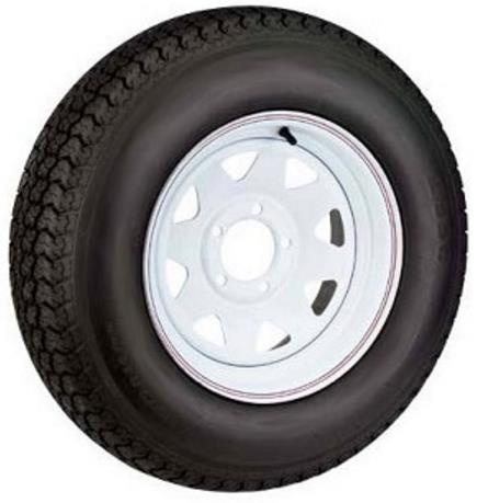 AWC - AWC Bias C/6 Ply, 8 Spoke, Trailer Tire/Wheel Kit - 5.30-12 - 5/4.5 - TA2024012-71B530C