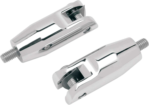 Accutronix - Accutronix Rear Footpeg Mounts - Chrome - FPMT501-C