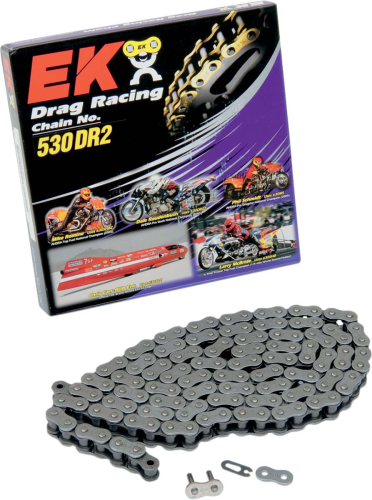 EK Chain - EK Chain 530 DRZ-2 Chain - 140 Links - Chrome - 530DRZ2-140C