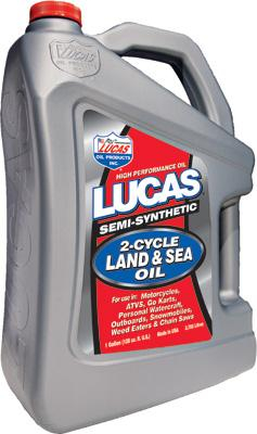 Lucas Oil - Lucas Oil Land and Sea 2T Oil - 1gal. - 10557