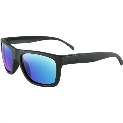 Zan Headgear - Zan Headgear Lifestyle Sunglasses - Cavern Style - EZCV001 - Matte Black/Smoked Green Revo Lens - OSFA