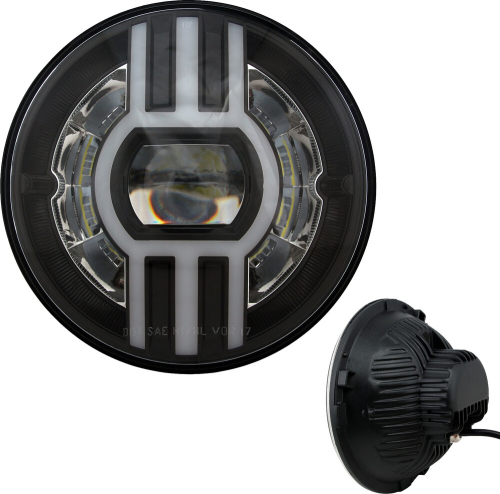 Cyron Lighting - Cyron Lighting Beast 2 Headlight - 105W - Black - 4800 Lumens - ABIG7B2-B