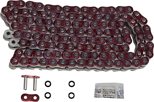 EK Chain - EK Chain 530 ZVX3 Series ZX-Ring Chain - 120 Links - Red - 530ZVX3-120AR