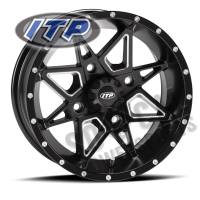 ITP - ITP Tornado Wheel - 14x7 - 5+2 Offset - 4/115 - Matte Black - 1421949727B - Image 1