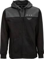 Fly Racing - Fly Racing Fly Horizontal Zip Up Hoodie - 354-02522X - Black/Charcoal - 2XL - Image 1