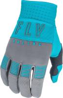 Fly Racing - Fly Racing F-16 Youth Gloves - 374-81604 - Gray/Blue - 04 - Image 1
