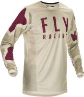 Fly Racing - Fly Racing Kinetic K221 Jersey - 374-527S - Stone/Berry - Small - Image 1