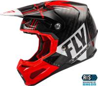 Fly Racing - Fly Racing Formula Vector Helmet - 73-4413M - Red/White/Black - Medium - Image 5
