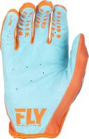 Fly Racing - Fly Racing Lite Youth Gloves - 371-01806 - Orange/Blue - Large - Image 2