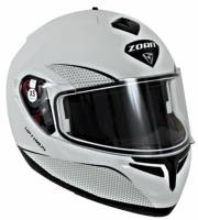 Zoan - Zoan Optimus Solid Snow Helmet with Electric Shield - 038-003SN/E - White - X-Small - Image 1