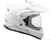 Fly Racing - Fly Racing Trekker Solid Helmet - 73-7013XS - White - X-Small - Image 5