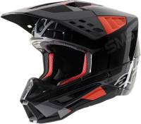 Alpinestars - Alpinestars SM5 Rover Helmet - 8303921-1392-XS - Anthracite/Red Flourescent/Gray Camo Glossy - X-Small - Image 1
