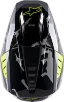 Alpinestars - Alpinestars SM5 Rover Helmet - 8303921-1592-2X - Anthracite/Yellow Flourescent/Gray Camo Glossy - 2XL - Image 3