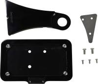 Accutronix - Accutronix Side Mount License Plate Assembly - Black Anodized - LPF114HV-B - Image 1