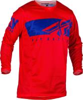 Fly Racing - Fly Racing 2019.5 Kinetic Mesh Shield Jersey - 373-312S - Red/Blue - Small - Image 1