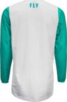 Fly Racing - Fly Racing Kinetic Mesh Jersey - 374-3142X - White/Teal/Orange - 2XL - Image 2