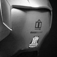 Icon - Icon Variant Pro Quicksilver Helmet - 0101-13233 - Silver - 2XL - Image 4